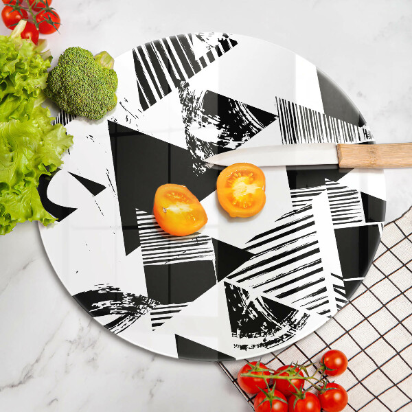 Chopping board Geometric triangles