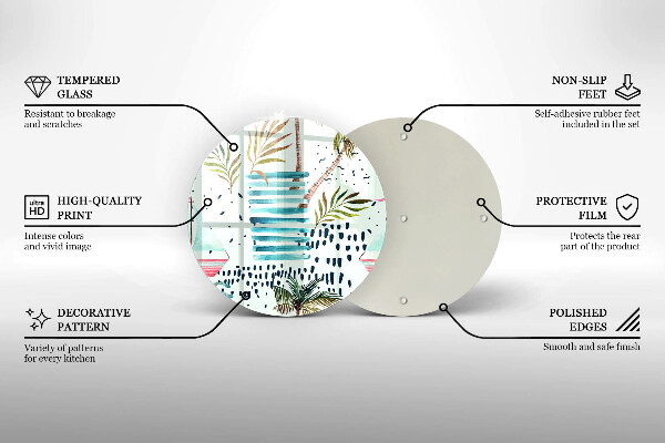 Chopping board Holiday illustrations