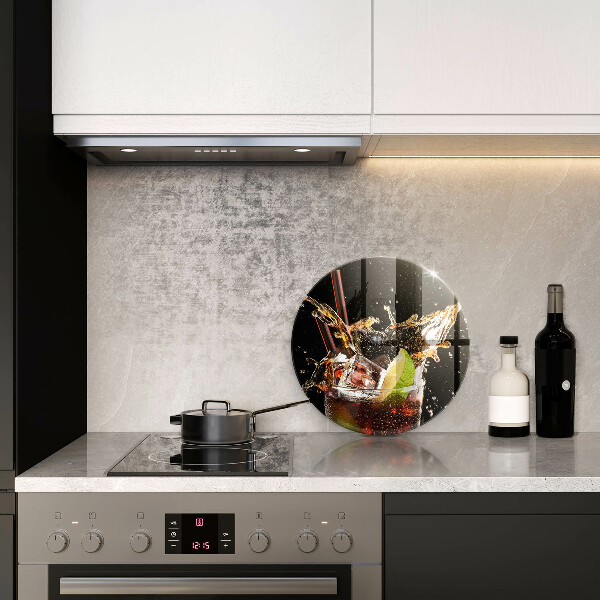 Chopping board glass Ice drink