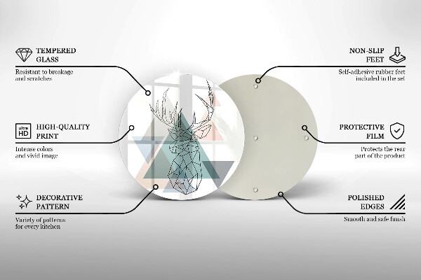 Chopping board Abstract deer