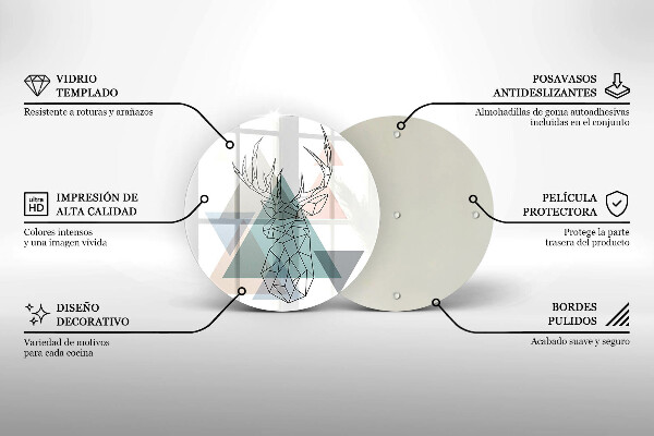 Chopping board Abstract deer