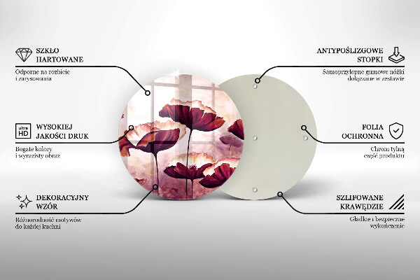 Chopping board Painting flowers