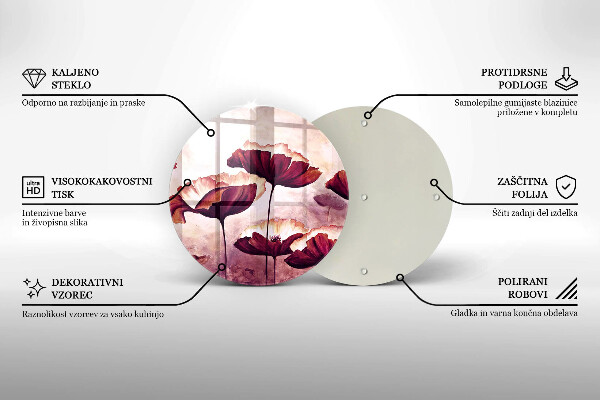Chopping board Painting flowers