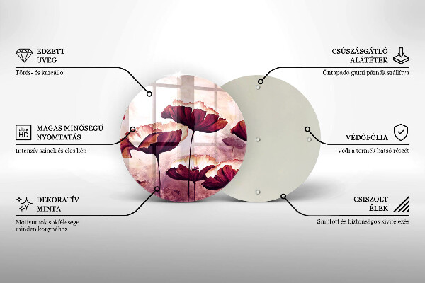 Chopping board Painting flowers