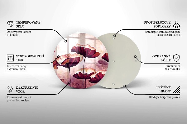 Chopping board Painting flowers