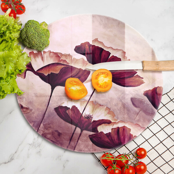 Chopping board Painting flowers