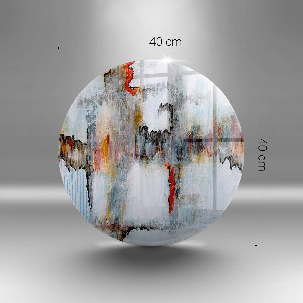 Chopping board glass Paints abstraction