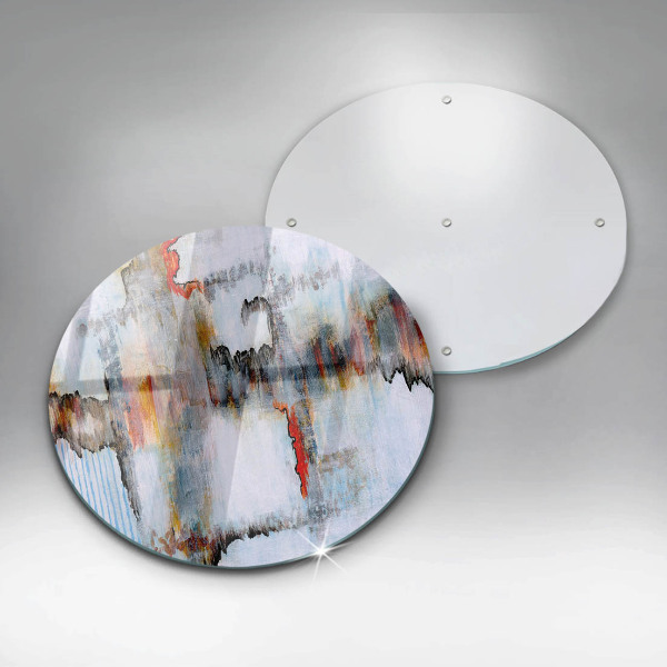 Chopping board glass Paints abstraction