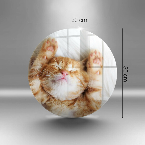 Chopping board glass Little sweet kitty