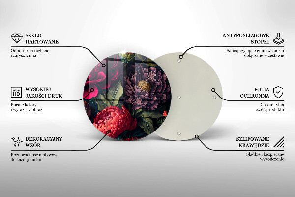 Chopping board Beautiful flowers