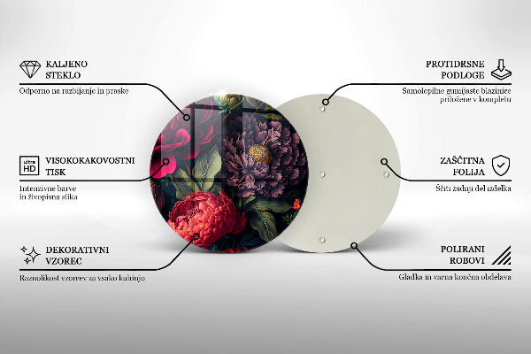 Chopping board Beautiful flowers