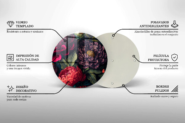 Chopping board Beautiful flowers