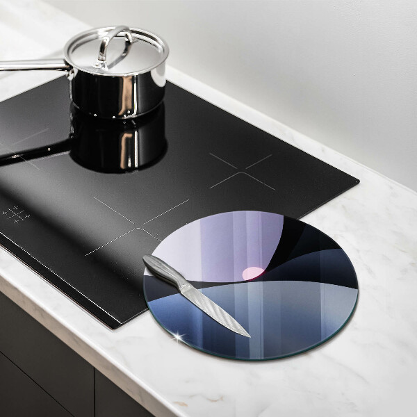 Chopping board glass Abstraction shapes