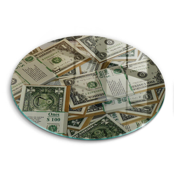 Chopping board glass Dollars