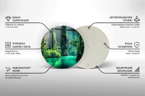 Chopping board Laguna landscape
