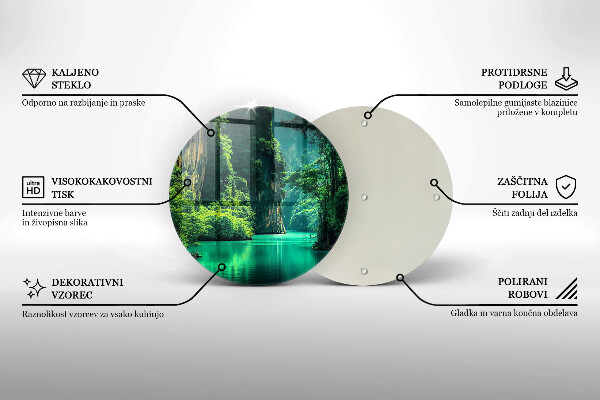 Chopping board Laguna landscape