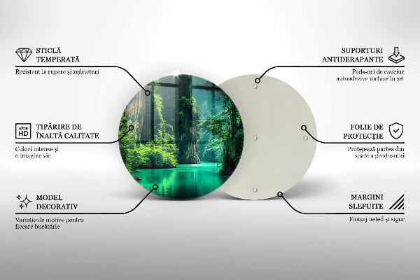 Chopping board Laguna landscape