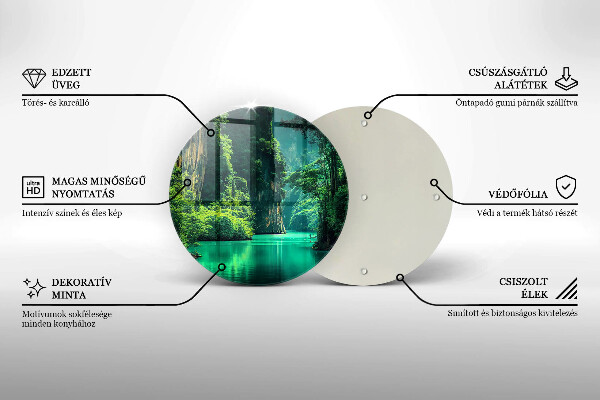 Chopping board Laguna landscape