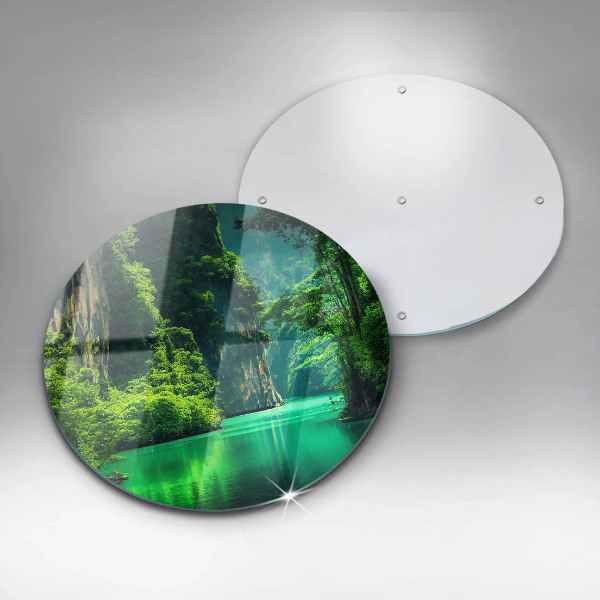 Chopping board Laguna landscape