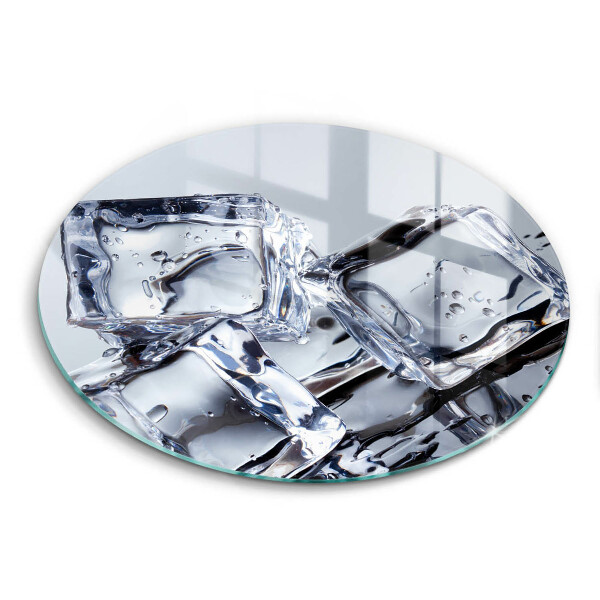 Chopping board glass Ice cubes