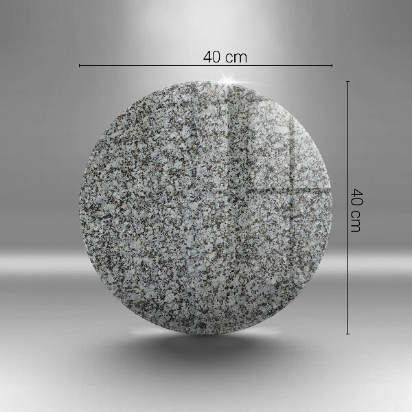 Chopping board glass Stone texture