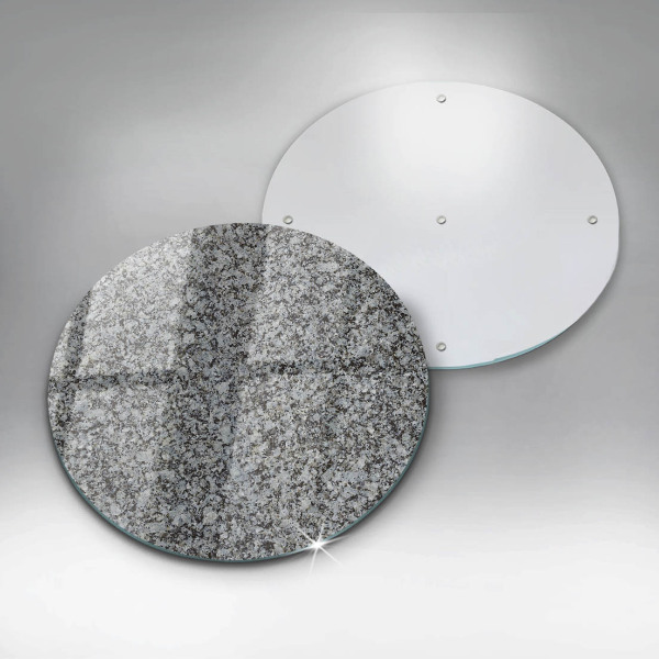 Chopping board glass Stone texture