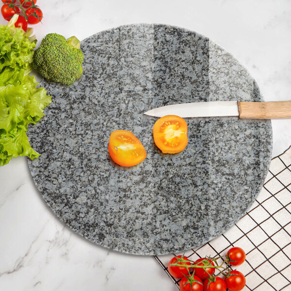 Chopping board glass Stone texture