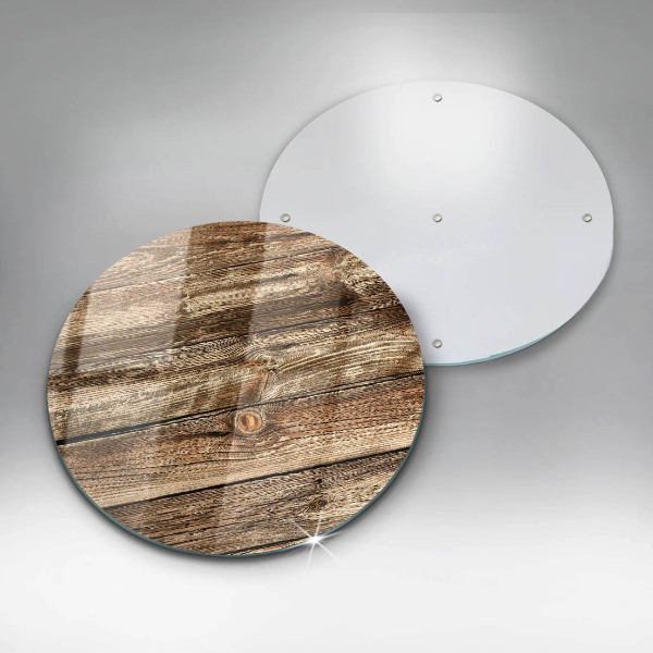 Chopping board glass Wood texture boards