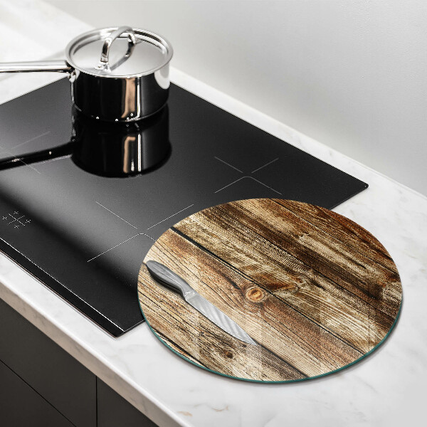 Chopping board glass Wood texture boards