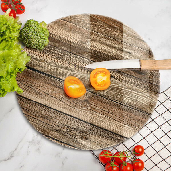 Chopping board glass Wood texture boards