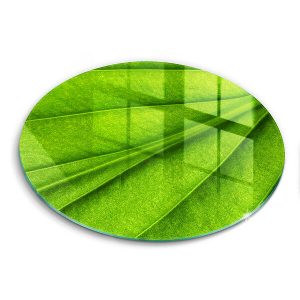 Chopping board glass Nature leaf veins