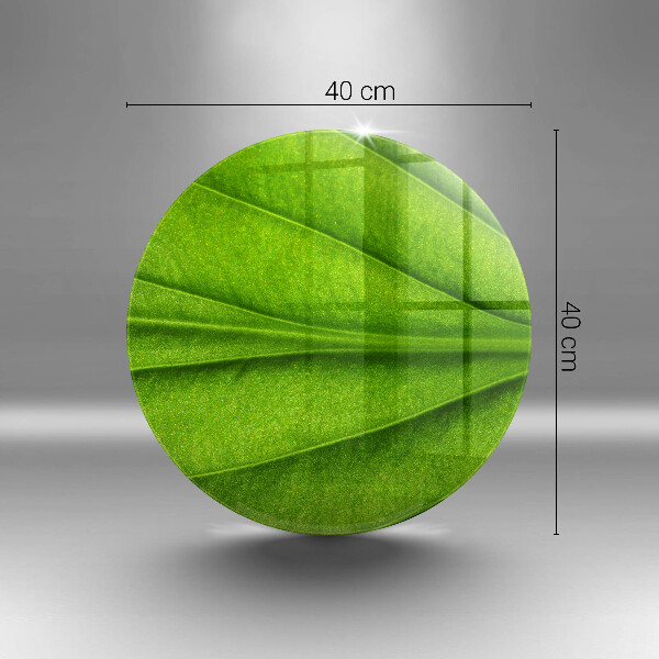 Chopping board glass Nature leaf veins