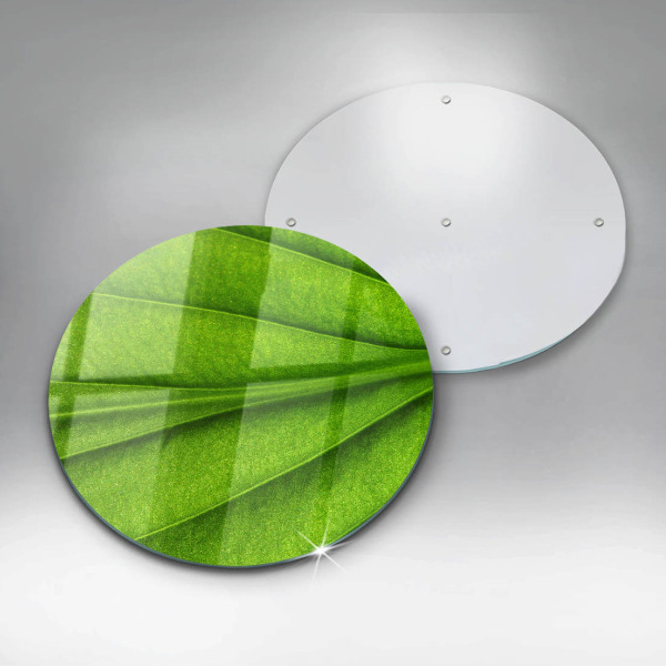 Chopping board glass Nature leaf veins