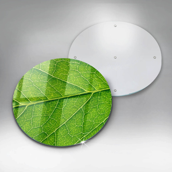 Chopping board glass Leaf lines nature