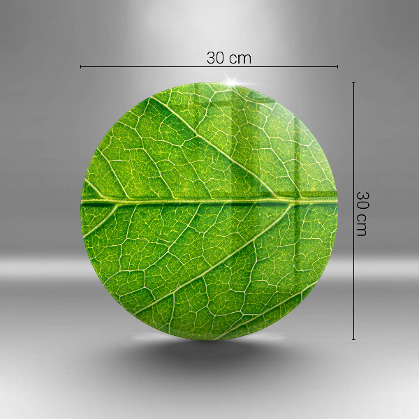 Chopping board glass Leaf lines nature