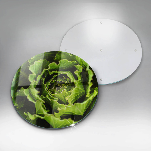 Chopping board glass Food - lettuce