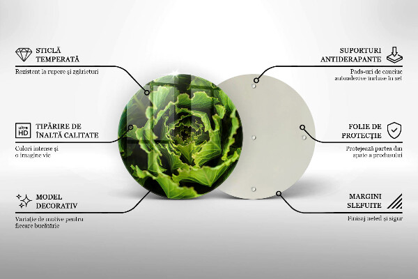 Chopping board glass Food - lettuce