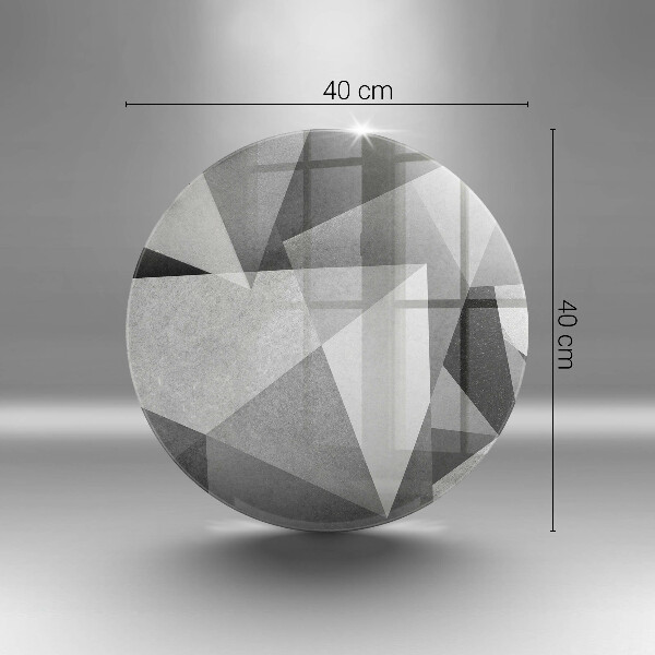 Chopping board glass Concrete sharp abstraction