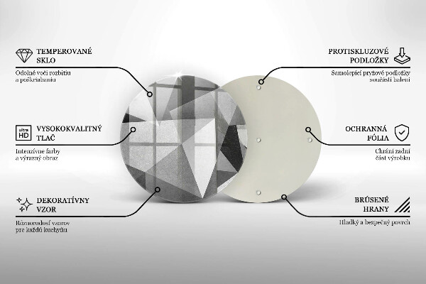 Chopping board glass Concrete sharp abstraction
