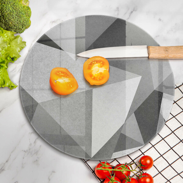 Chopping board glass Concrete sharp abstraction