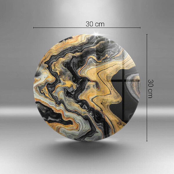 Chopping board glass Abstract structure