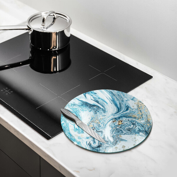 Chopping board Structure with gold