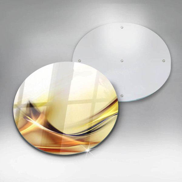 Chopping board glass Abstraction light lines