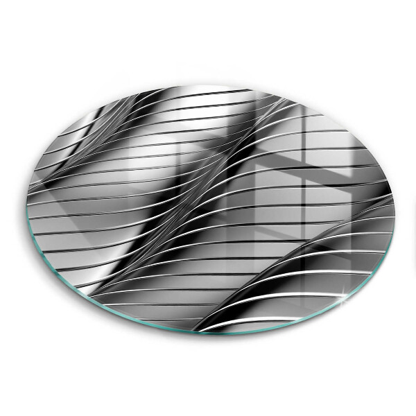 Chopping board glass 3D metal structure