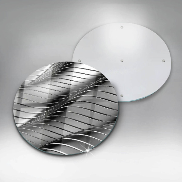 Chopping board glass 3D metal structure