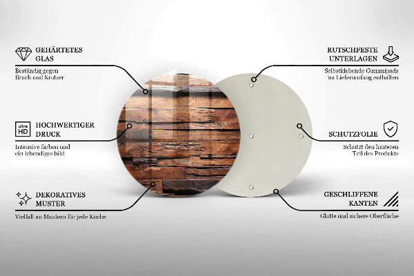 Chopping board glass Decorative wood boards