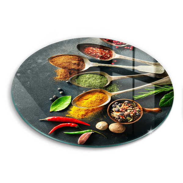 Chopping board glass Kitchen spices