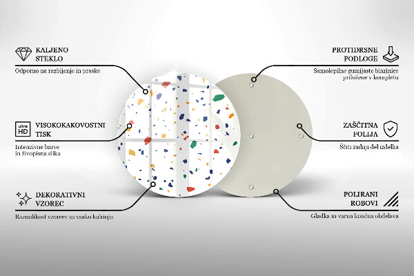 Chopping board Colored gres