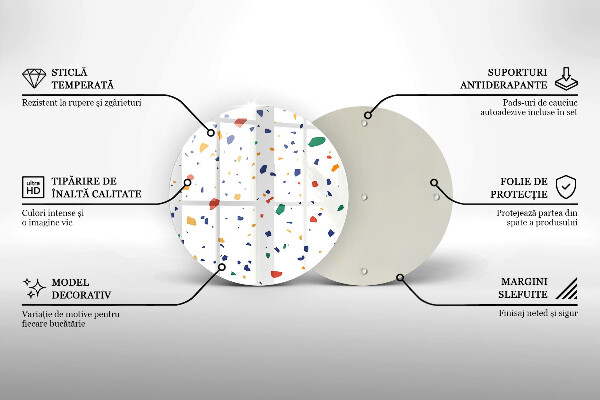 Chopping board Colored gres