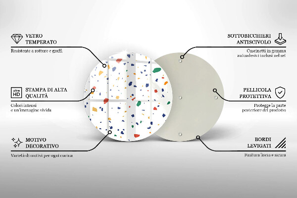 Chopping board Colored gres